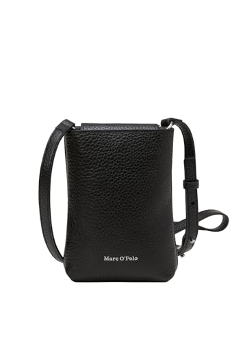 Sac pour téléphone portable Marc O Polo noir en cuir Banu