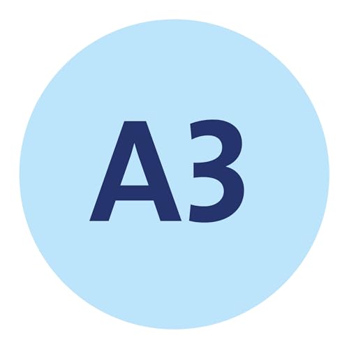 Pelikan Zeichenblock A3, 20 Blatt weißes Papier 100g/m², 1 Stück