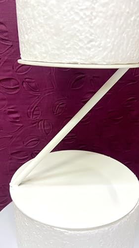 Z Bar Design Floating Tier White Cake Separator.