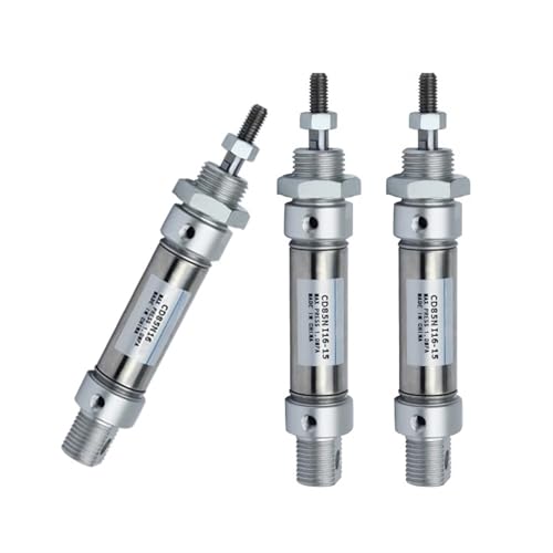 Vérin pneumatique double effet CD85N mini actionneur inox course 5mm