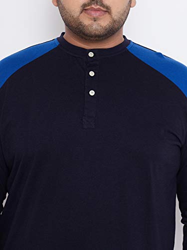 Image of Bigbanana Plus Size Men's Henley T-Shirt