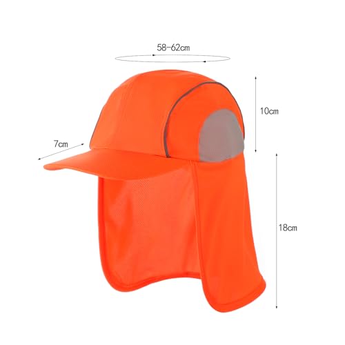 Gorro de Seguridad Reflectante UV con Ala Ancha Unisex miniatura 7