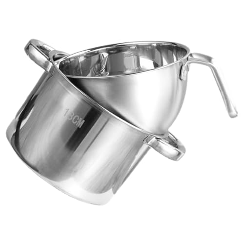 PHENOFICE Double Boiler Chocolate Melting Pot Sturdy Stainless Steel Great for Home Bakery Use