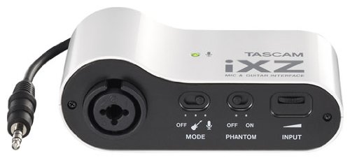 iXZ Microphone and Instrument Audio Interface for iOS Mobile Devices, iPhone, iPod, and iPad