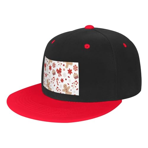 [RFSHOPT] �W���W���[�u���b�h�ƃN���X�}�X�̃V�[�����X�ȃp�^�[�� �L���b�v �싅�X �ʋC ���Ă��~�� Baseball Cap �����Y �X�q �����y�� �I�[�v�����b�V�� �x�[�X�{�[���L���b�v �J�W���A�� �A�E�g�h�A Red �싅�X �o�R �ނ� �^�]