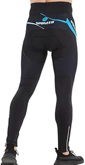 sponeed Men's Bicycle Pants 4D Padded Road Cycling Tights Leggings Outdoor Cyclist Riding Bike Wear