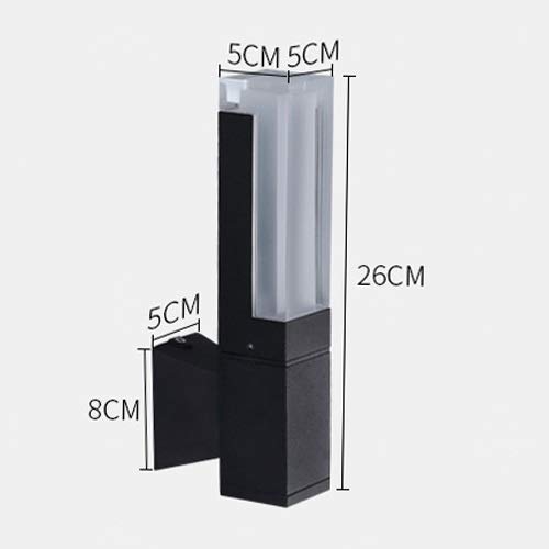 Applique murale extérieure aluminium lampe de jardin étanche balcon et terrasse - 7