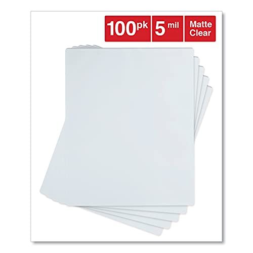 Pochettes de plastification antireflet Universal UNV84624 protège document mat 5 mil 100 pcss - 3