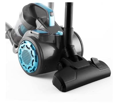 ASPIRADOR ORBEGOZO CLASE A 800W CICLONICO S/BOLSA 78DB negro y turquesaJP20