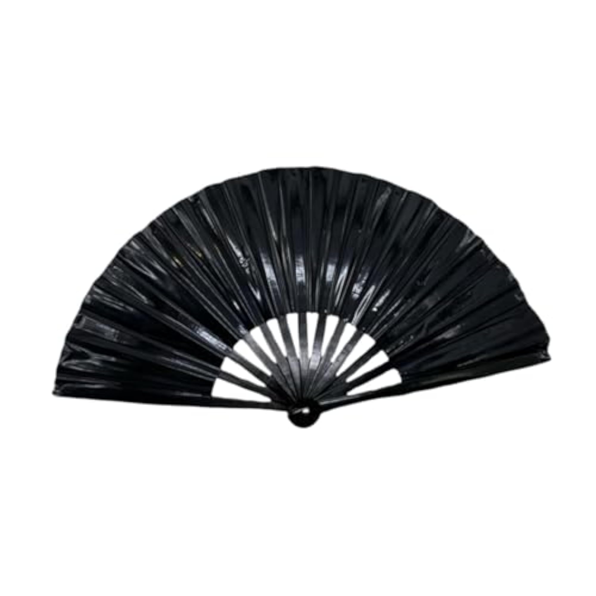 Folding Dancing Fan for Carnival Performance, Black