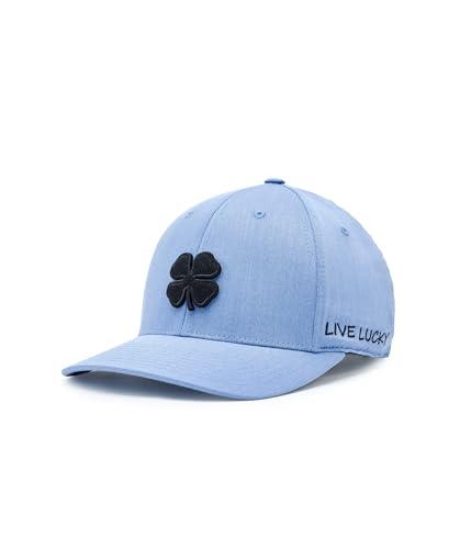 Black Clover, Unisex, Ashton 3 Snapback Adjustable Hat, Black/Light Blue, One Size