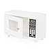Odoria 1/12 Miniatur Mikrowellenherd Puppenhaus Küche Zubehör, Weiß