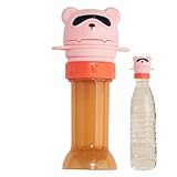 Strohhalm-Deckel für Trinkflasche, wiederverwendbar, Strohhalm-Deckel für Getränke, wiederverwendbar, Deckel für Trinkflasche, gedrehter Deckel für E-Flasche