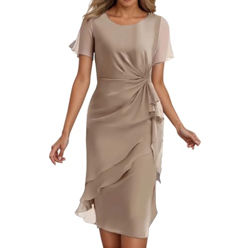 Robe de soirée mariage blanche et longue pour invitée de cérémonie