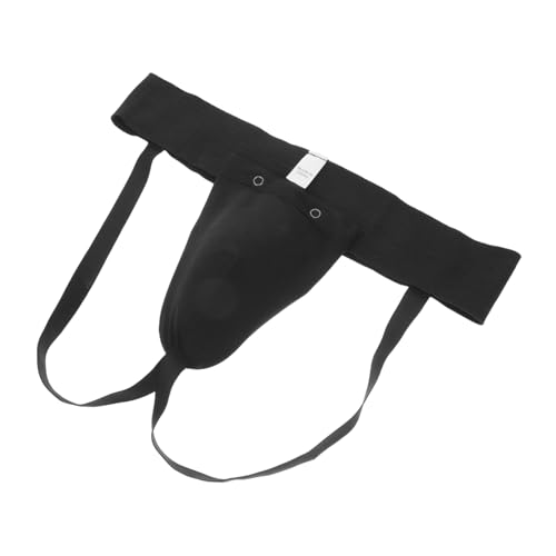 BESTYASH Portable Breathable Groin Guard for Boxing Taekwondo Karate Comfortable Crotch Protector Training Accessory in Black Medium Essential for Professionals and Amateurs