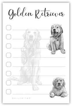 Dachshund Sticky Notepad to Do List | Weiner Dog Lover Gifts for Women | Office School Supply Sticky Notes 10 cmx15 cm 50 Pages