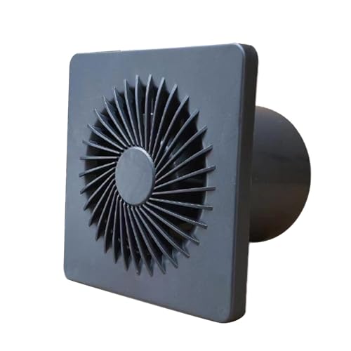 LUOFENG Ventilador extractor de 12 V de alta velocidad para ventana de pared, ventilación silenciosa para control de humedad en cocina, gallinero, WC