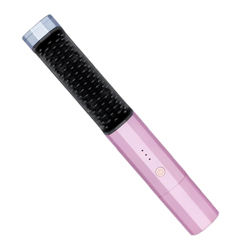 Brosse lissante rechargeable USB pour sublimer vos cheveux bouclés en voyage