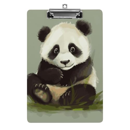 Porte-bloc acrylique panda A4 fournitures de bureau et classe enseignant