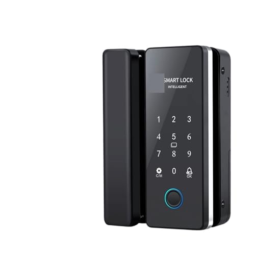 Fechadura de porta inteligente para porta de vidro deslizante de madeira HAHALock App Bloqueio de im