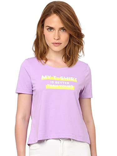 Image of VERO MODA Women's Cotton Regular Fit T-Shirt