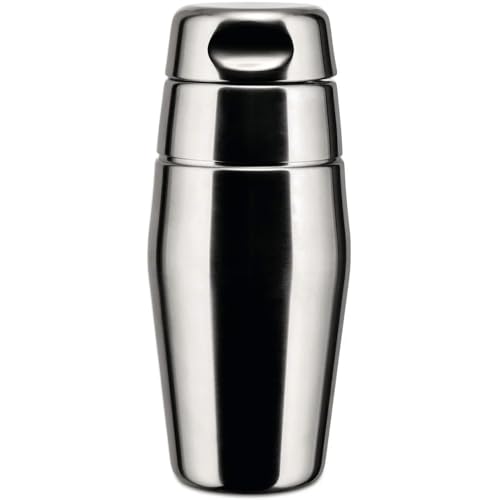 Alessi L 870/50 Cocktail Shaker in 18/10 Stainless Steel Mirror Polished, Silver, 500 ml