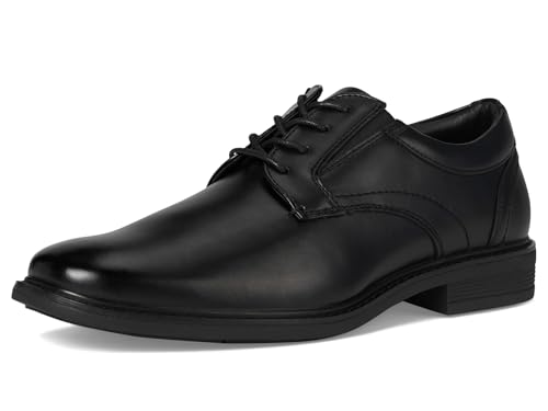 Nunn Bush Mens Jarvis Plain Toe Oxford Dress Casual Business Formal Lace Up Black 8 Wide by Nunn Bush - Used condition - Image 7