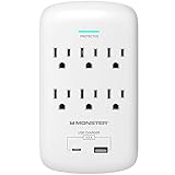 Monster Wall Tap Plug 6-Outlet...