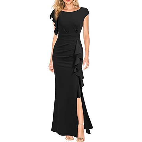 WOOSEA Women's Mermaid Evening Dress Cover