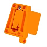 Brompton, supporto pieghevole per portapacchi anteriore della bicicletta, robusto blocco di montaggio in fibra di vetro, fissato da viti grandi per telai a naso di maiale, giallo (arancione)