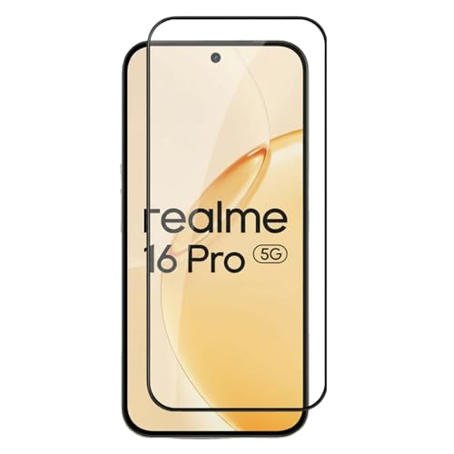 Image of Tempered Glass Screen Protector Compatible For REALME 16 PRO 5G with Easy Self Installation Kit