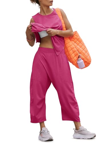 Survêtements athlétiques Fisoew femme ensemble de jogging et fitness stretch