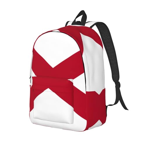 Sac à dos voyage imprimé Alabama avec compartiment ordinateur renforcé