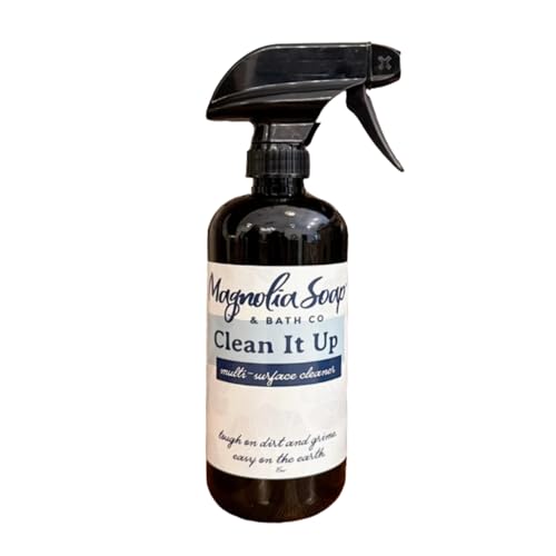 Magnolia Soap Clean It Up Spray – Plant-Based All-Purpose Multi-Surface Cleaner, Phthalate-Free, Streak-Free, Eco-Friendly, 16 Fl Oz (Magnolia Scent)