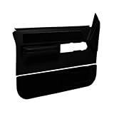 VioziteGam Fits Chevy C1500 Cheyenne/Silverado 1988-1994 & Scottsdale 1988-1992 & WT 1990-1994 Door Interior Trim Panel Front Black