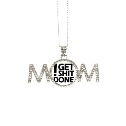 Bijoux d'anniversaire maman : collier citation art déco taille M