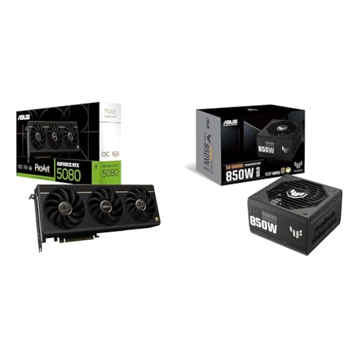 �y�Z�b�g�����zASUS ProArt GeForce RTX 5080 16GB GDDR7 OC Edition �r�f�I�J�[�h �R���p�N�g�� 2.5 �X���b�g�݌v�A���͂ȗ�p/PROART-RTX5080-O16G�{ASUS pc�d�����j�b�g 80 Pl