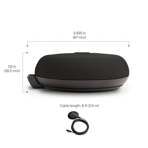 Image of Owl Labs Expansion Mic for Meeting Owl 3 - Extend Audio Reach in Larger Spaces by 8 feet (2.5 Meters) in The Direction of The mic., Charcoal