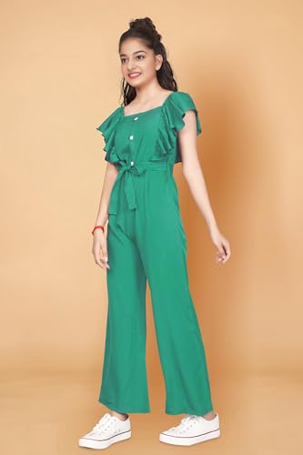 Image of Jwalin Girl's A-Line long Jumpsuit