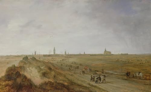 Impression d'affiches vue d'Ostende Robert Van Den Hoecke toile paysage 60x90cm