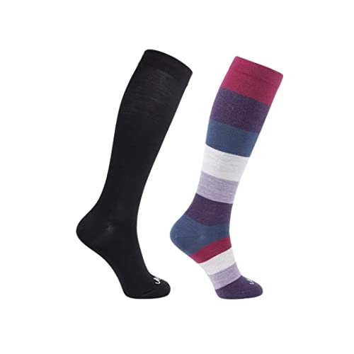 Image of ja vie Women & Men Comfy 75% Merino Wool Compression Socks 15-20mmHg Extra Soft