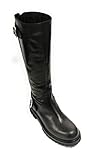 diesel black gold lederjacke damen Designer Stiefel Diesel Black Gold AMALTHEA I00468 PR013 T8013 Designer Damen Schuhe Stiefel Women Shoes Biker Boots Schwarz (Numeric_37)