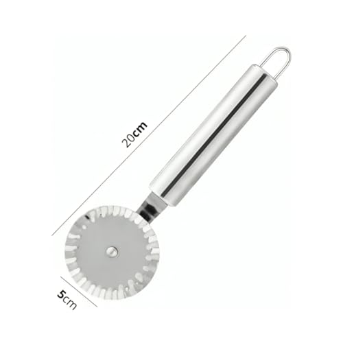 Cortador de Pizza Inox 20cm Linha Profissional