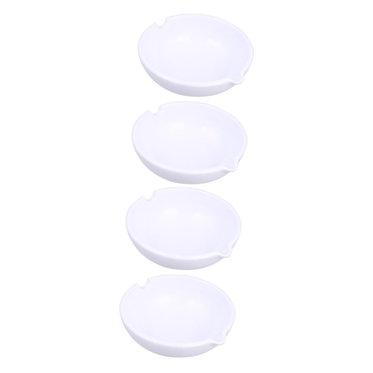 KALLORY 2 Sets 2pcs Ink Tray Ink Plate Chinese Calligraphy Porcelain Inkwell Mini Ink Dish Mini Tray Sushi Kits Sumi- e Painting Ink Bowl Ink Bowl Chinese Plastic White Tea Bag Ceramics