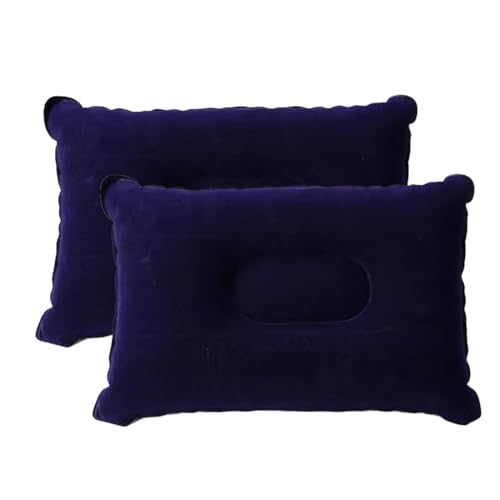 EIHI Cuscino da Viaggio Gonfiabile, Cuscini Gonfiabili Morbidi, Cuscini da Viaggio, Cuscino per Il Collo, Accessori da Campeggio, Cuscini Gonfiabili per Dormire, Cuscino Cuscino, 2 pezzo