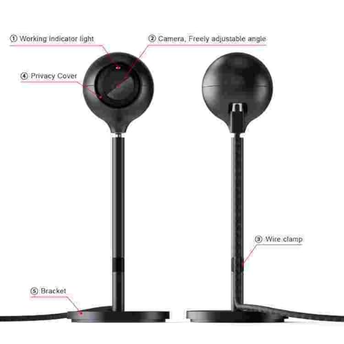 Webcam HD 1080p pour Switch 2 pour résoudre les problèmes d'image floue en streaming - 5