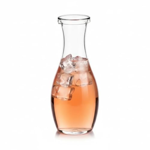 Quality Recyclable PET Plastic Decanter/Carafe 800ml Perfect for Wine with lid.