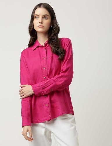 Image of Marks & Spencer Pack of 2 Poly Mix Spread Collar Shirt