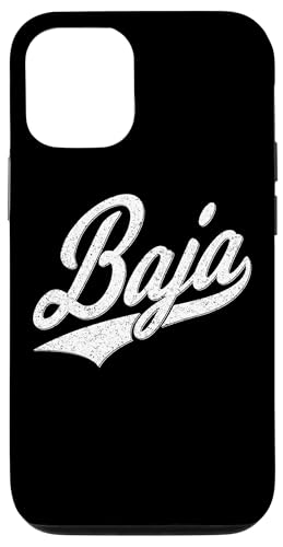 BAJA CALIFORNIA VARSITY SCRIPT CLASSIC SPORTS �W���[�W�X�^�C�� �X�}�z�P�[�X iPhone 12/12 Pro �p