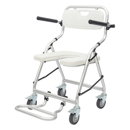 Tabouret de douche pour personnes âgées évitant les chutes en design blanc - 4